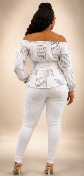 Fine Print Blouse