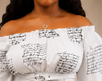 Fine Print Blouse