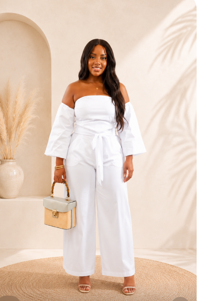 White Linen Dreams Jumpsuit